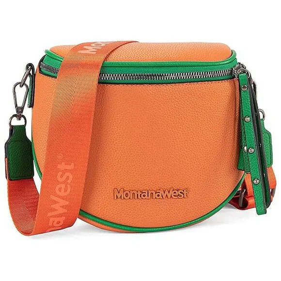 Crossbody Bags Bum Bag for Women Small-orange+green